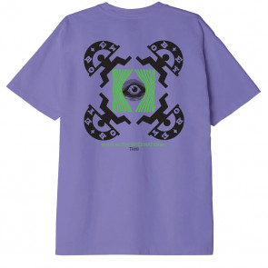 OBEY T-SHIRT UOMO HAUS MUSICK PURPLE FLOWER