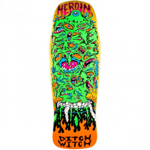 HEROIN TAVOLA SKATEBOARD DITCH WITCH WEASELFACE 10.1"