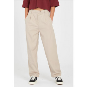 VOLCOM PANTALONI DONNA HISTONE TROUSERS TAUPE