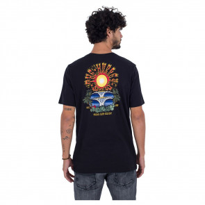 HURLEY T-SHIRT UOMO EVERYDAY BURNING SUN SS TEE BLACK