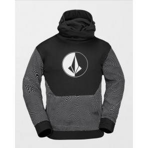 VOLCOM FELPA UOMO HYDRO RIDING BLACK PRINT