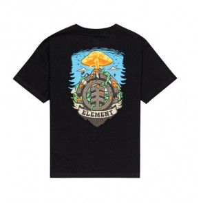 ELEMENT T-SHIRT RAGAZZO ICON JUNGLE SS FLINT BLACK