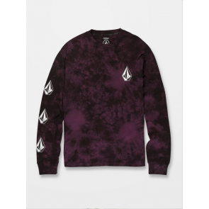 VOLCOM LONG SHIRT RAGAZZO ICONIC STONE DYE MULBERRY