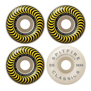 SPITFIRE RUOTE SKATE F4 CLASSIC YELLOW 55 MM 99A