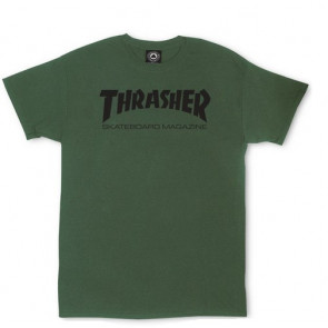THRASHER T-SHIRT UOMO SKATE MAG ARMY GREEN
