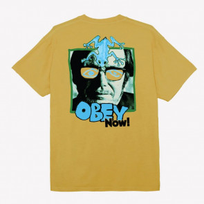 OBEY T-SHIRT UOMO OBEY NOW! PIGMENT SUNFLOWER