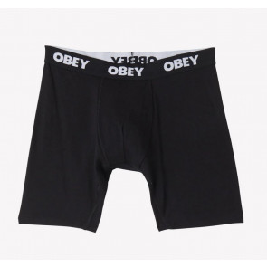 OBEY BOXER EST. WORK BOXERS (2-PACK) BLACK