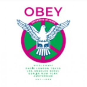 OBEY T-SHIRT UOMO PEACE DEFENDERS TEE WHITE