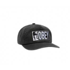 OBEY CAPPELLINO PIGMENT OBEY HALF ICON PIGMENT BLACK