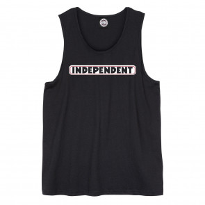 INDEPENDENT CANOTTA UOMO BAR LOGO VEST BLACK