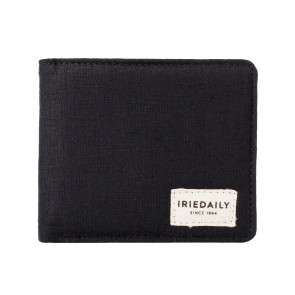 IRIEDAILY PORTAFOGLI UOMO JEREMY HEMP WALLET BLACK