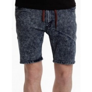 IRIEDAILY SHORTS UOMO ACID DENIM SHORT SNOW WASH