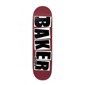 BAKER TAVOLA SKATEBOARD JACOPO BRAND NAME MAROON 8.0"