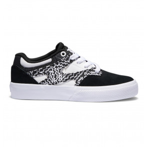 DC SCARPE RAGAZZO KALIS VULC BLACK WHITE BLACK