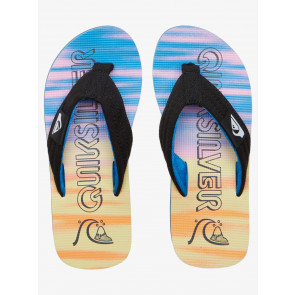 QUIKSILVER INFRADITO RAGAZZO MOLOKAI LAYBACK BLACK BLUE PINK