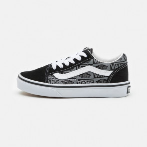 VANS SCARPE RAGAZZO OLD SKOOL LOGO BLACK GREY