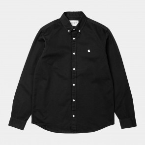 CARHARTT WIP CAMICIA UOMO MADISON BLACK WAX