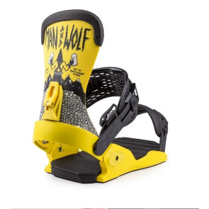 DRAKE ATTACCHI SNOWBOARD FIFTY MAN WOLF YELLOW XL
