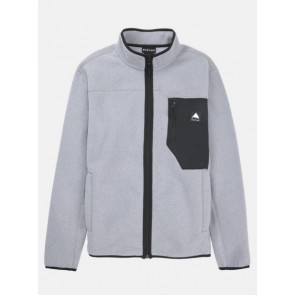 BURTON FELPA UOMO CINDER FULL ZIP GRAY HEATHER