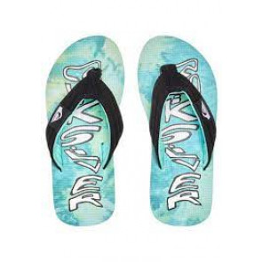 QUIKSILVER INFRADITO RAGAZZO MOLOKAI LAYBACK II YOUTH GREEN BLUE YELLOW