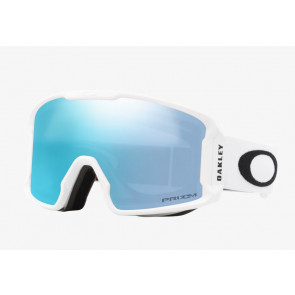 OAKLEY MASCHERA SNOWBOARD LINE MINER M MATTE WHITE PRIZM SAPPHIRE IRIDIUM