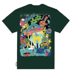 MUSHROOM T-SHIRT UOMO CARTOONS FOREST GREEN