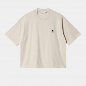 CARHARTT WIP T-SHIRT DONNA W' S/S NELSON NATURAL GARMENT DYED
