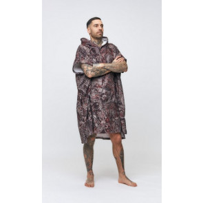 AFTER ESSENTIAL TELO MARE PONCHO NIGHTMARE BLACK