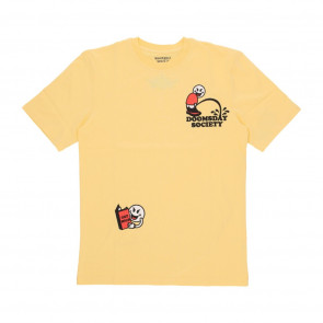 DOOMSDAY T-SHIRT UOMO PISSING GOLD YELLOW