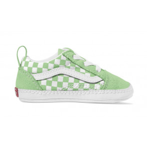 VANS SCARPE NEONATO OLD SKOOL CRIB COLOR THEORY CHECKERBOARD PISTACCHIO GREEN