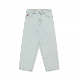 POLAR PANTALONI UOMO BIG BOY JEANS OG LOGO LIGHT BLUE