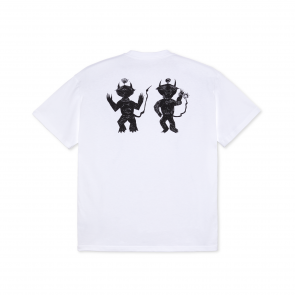 POLAR T-SHIRT UOMO LITTLE DEVILS TEE WHITE