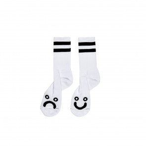 POLAR CALZE HAPPY SAD SOCKS WHITE