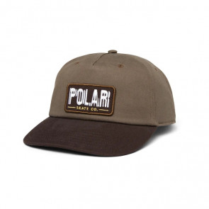 POLAR CAPPELLINO HEARTQUAKE PATCH CAP BROWN