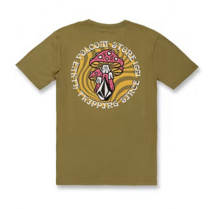 VOLCOM T-SHIRT UOMO FTY PSYCHIKE OLD MILITARY