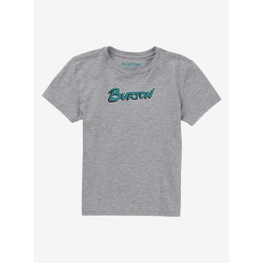 BURTON T-SHIRT BAMBINO MS RETRO MTN GREY HEATHER