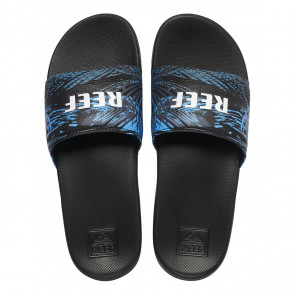 REEF CIABATTE UOMO ONE SLIDE BLACK FADED PALM