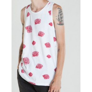 OBEY CANOTTA UOMO ROSES TANK RED MULTI