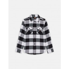 DICKIES CAMICIA BAMBINO RAGAZZO SACRAMENTO SHIRT BLACK