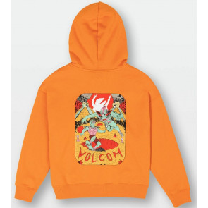 VOLCOM FELPA RAGAZZO SANAIR ZIP FLEECE  SAFFRON