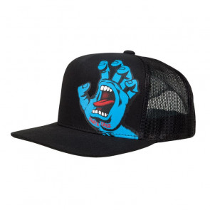 SANTA CRUZ CAPPELLINO BOYS TRUCKER YOUTH SCREAMING HAND BLACK