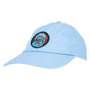 SANTA CRUZ CAPPELLINO BOYS SNAPBACK YOUTH SCREAMING WAVE SKY BLUE