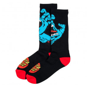 SANTA CRUZ CALZE YOUTH SCREAMING HAND SOCKS BLACK