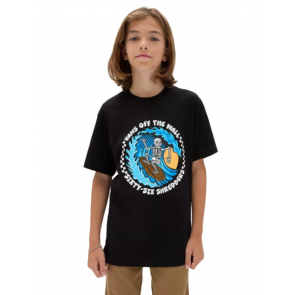 VANS T-SHIRT RAGAZZO 66 SHREDDERS BLACK