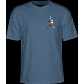 POWELL PERALTA T-SHIRT UOMO SKULL & SWORD INDIGO BLUE