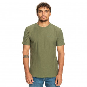 QUIKSILVER T-SHIRT UOMO SLUB ROUNDNECK FOUR LEAF CLOVER