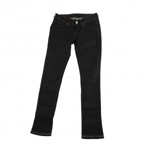 DC JEANS PANTALONI DONNA SQUARED DARK USED WASH