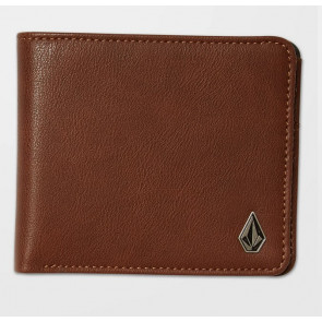 VOLCOM PORTAFOGLI UOMO SLIM STONE L BROWN