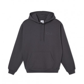 POLAR FELPA UOMO STROKE LOGO HOODIE GRAPHITE