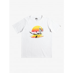 QUIKSILVER T-SHIRT RAGAZZO SUNSET SESSION WHITE